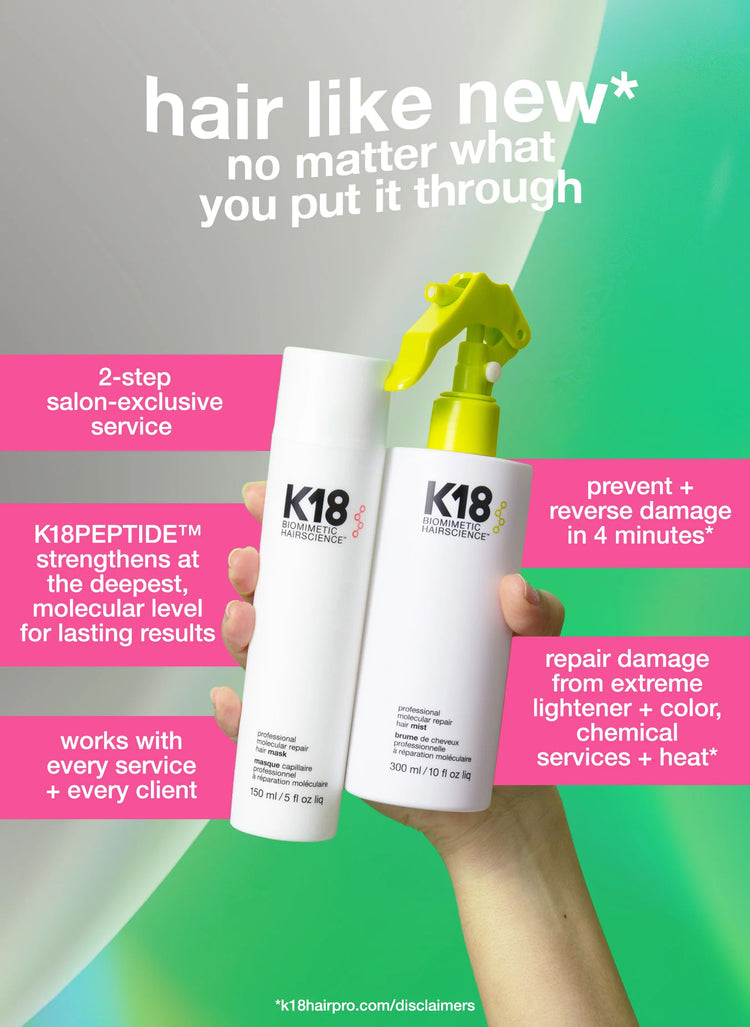 K18 Professional Molecular Repair Mist 300ml (salon buy price)