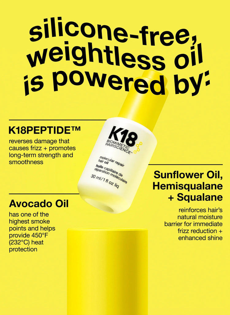 K18 Molecular Repair Hair Oil 10ml