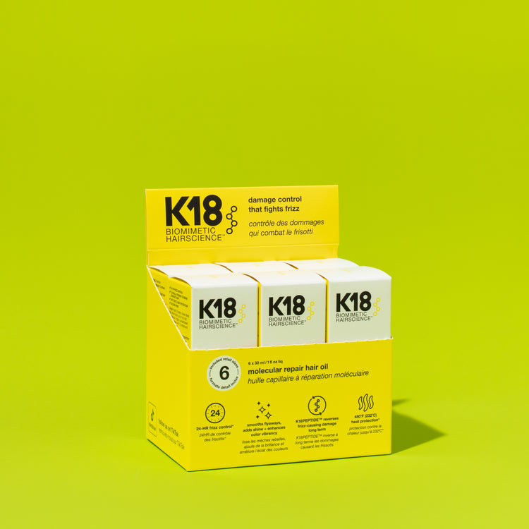 K18 Molecular Repair Hair Oil 30ml 6 Pack 20% OFF