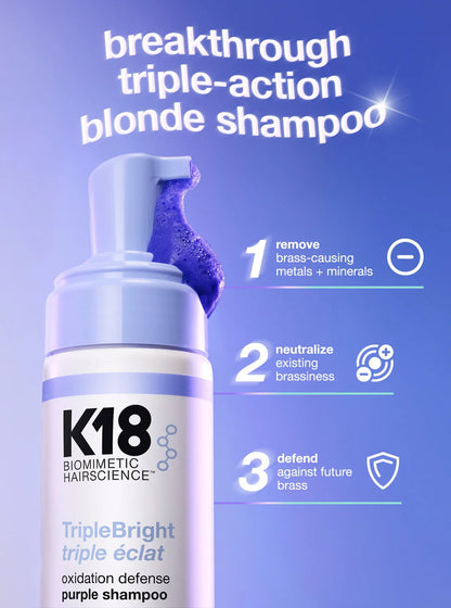 TripleBright oxidation defense purple shampoo 433ml