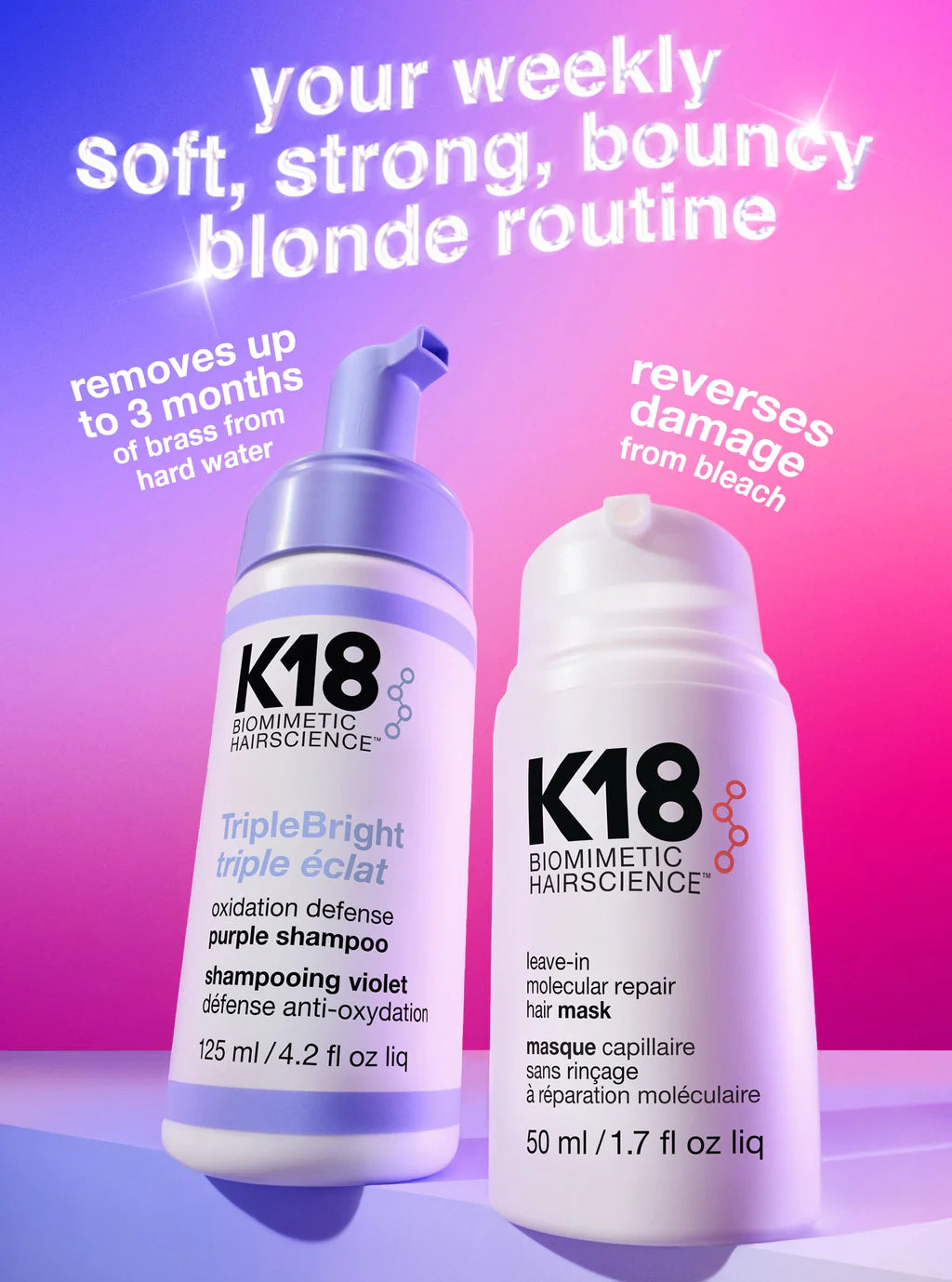 TripleBright oxidation defense purple shampoo 433ml