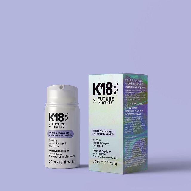 K18 x  FUTURE SOCIETY leave-in molecular repair hair mask 50ml Limited Edition Scent