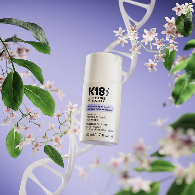 K18 x  FUTURE SOCIETY leave-in molecular repair hair mask 50ml Limited Edition Scent