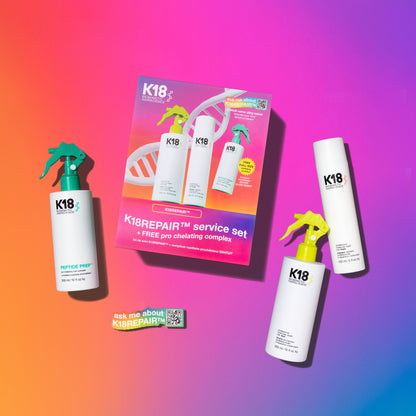 K18REPAIR™  Service Set (FREE K18 Pro Chelating Hair Complex)