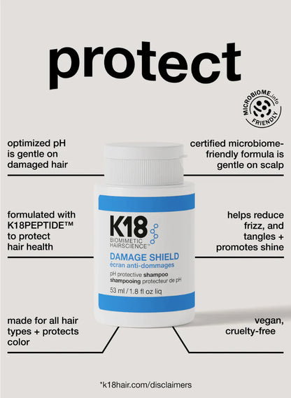 mini DAMAGE SHIELD pH protective shampoo 53ml